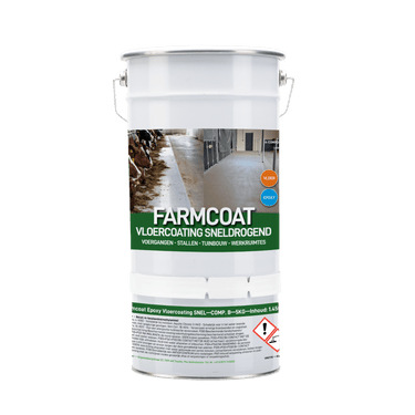 Agricultural quick-drying floor coating